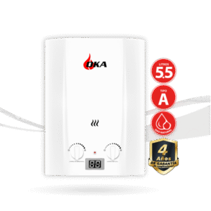 Inicio calentador oka 5.5 lt