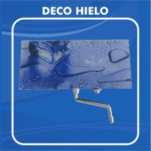 planta de vidrio deco hielo