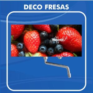planta de vidrio deco fresas